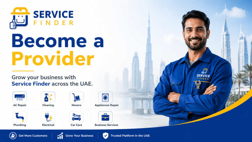 Become a service provider - Service Finder